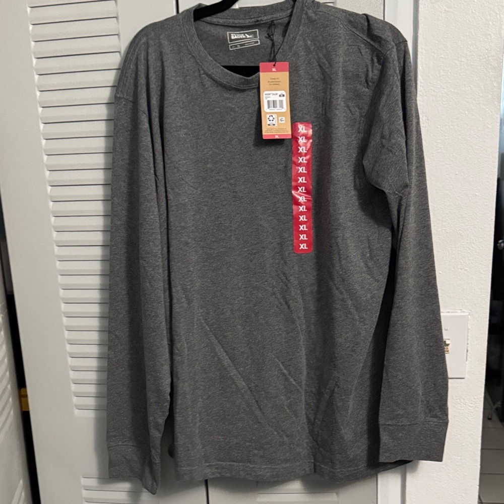 Eddie Bauer Heather Gray Long Sleeve Shirt